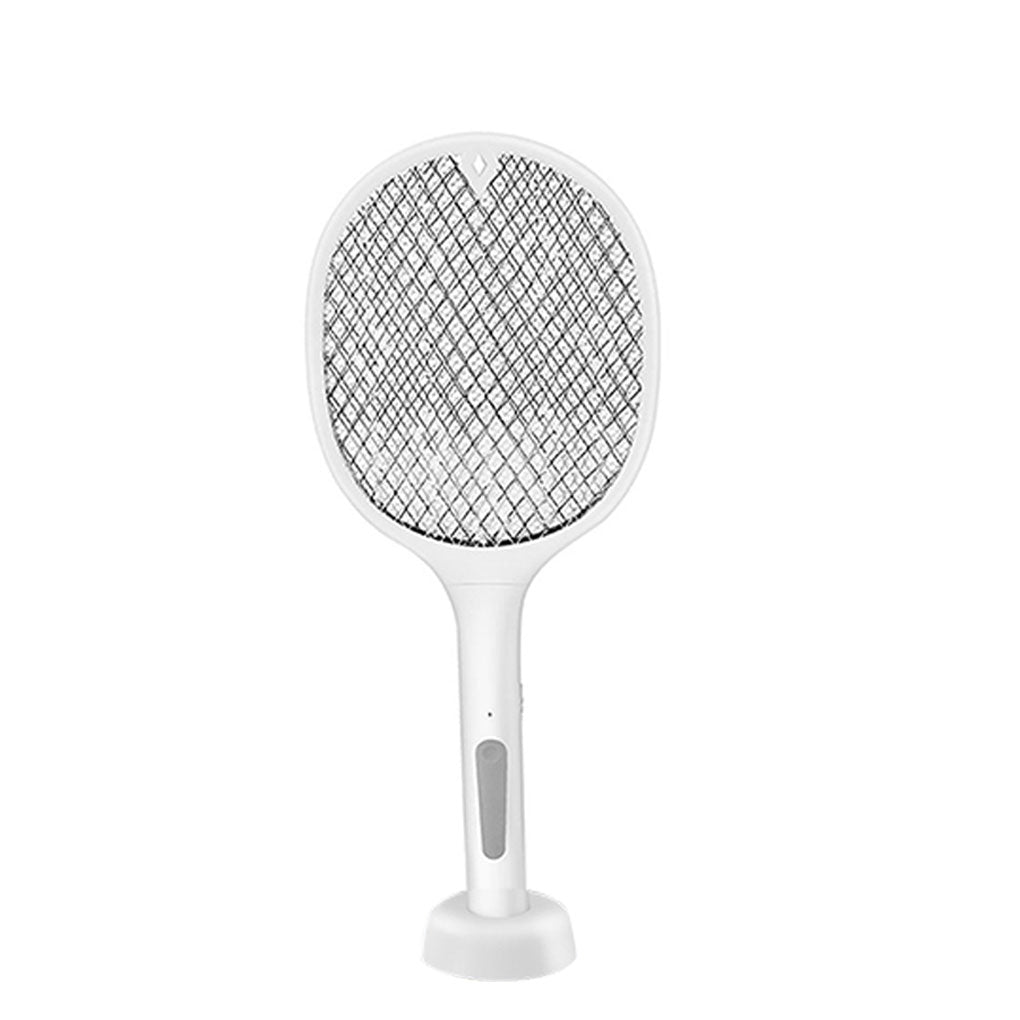 Mosquito Racket Electric Fly Swatter Powerful USB Rechargeable Grid 3-Layer Mesh Home Fly Killer Lamp (Without Box) (random color)