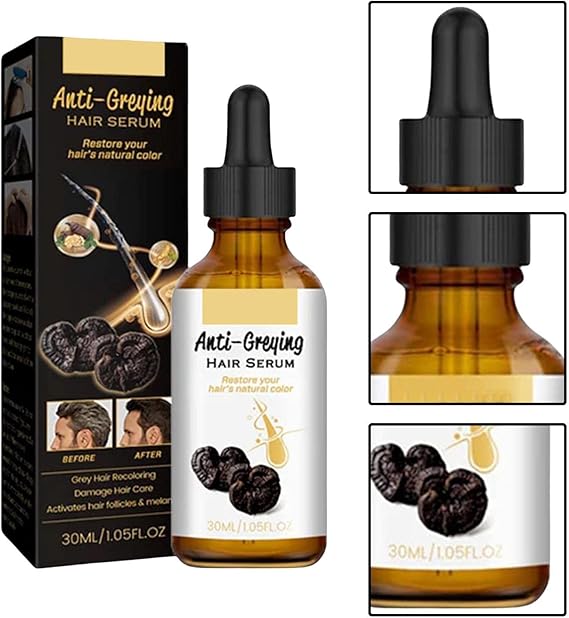 Hair Darkening Se-Rum, Darka Anti-greying Hair Se-Rum, Nutrient Natural Darkening Se-Rum 30 ML