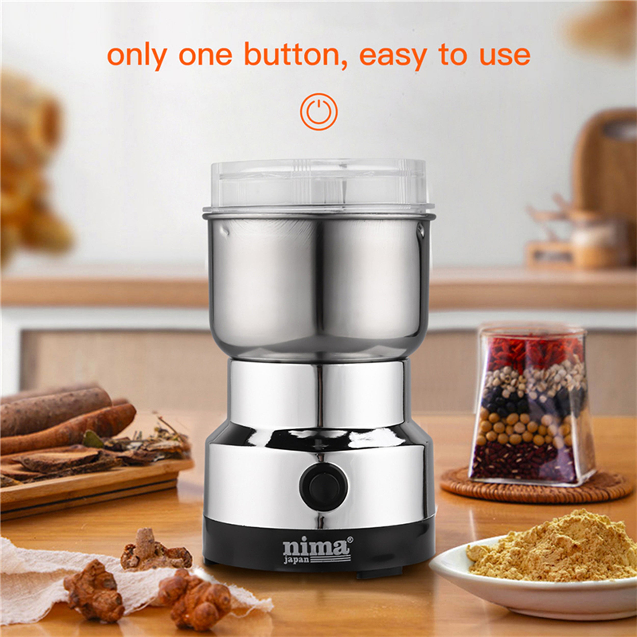 AUTOMATIC SPICE BEAN GRINDER 