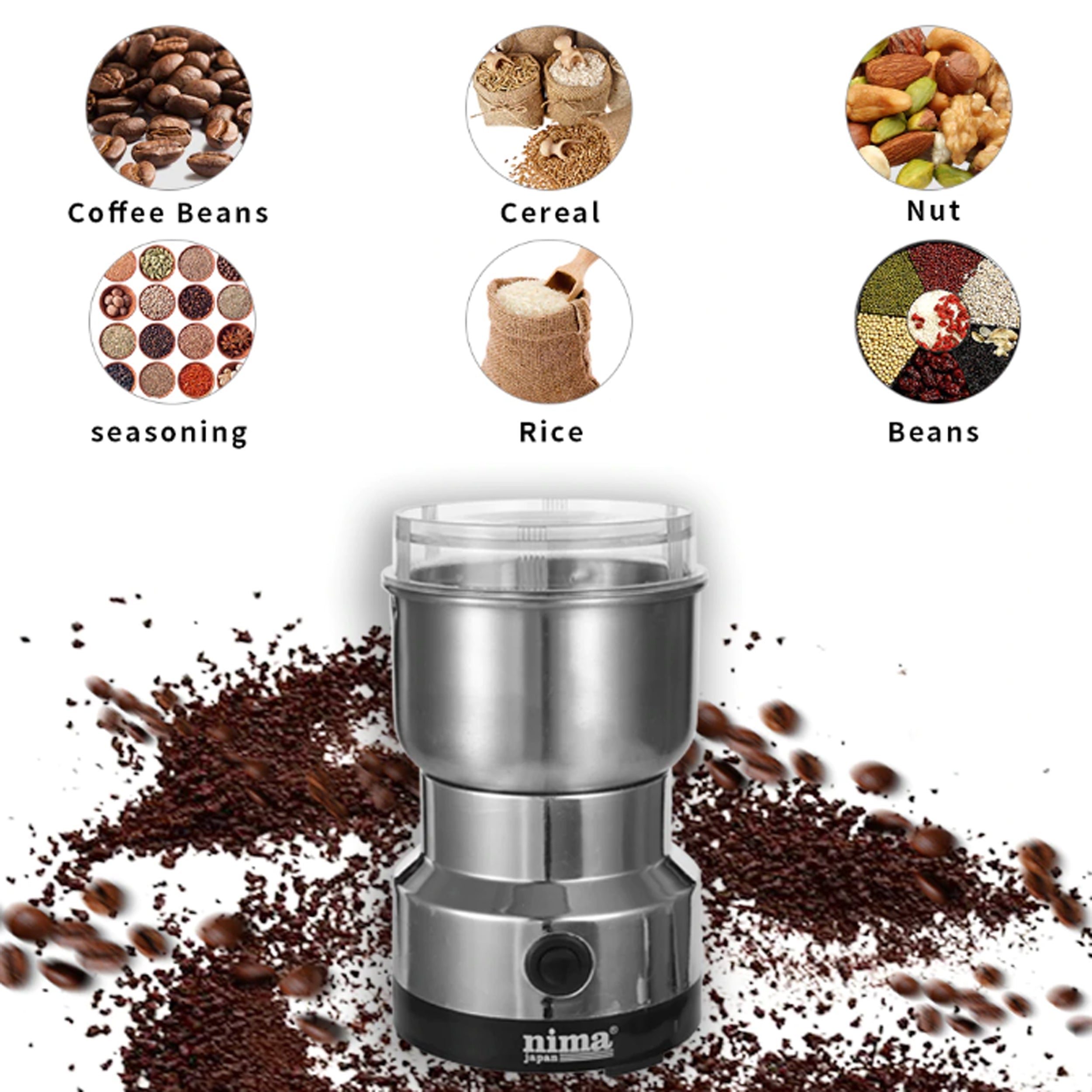 AUTOMATIC SPICE BEAN GRINDER 