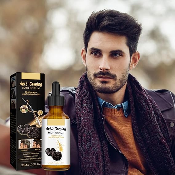 Hair Darkening Se-Rum, Darka Anti-greying Hair Se-Rum, Nutrient Natural Darkening Se-Rum 30 ML