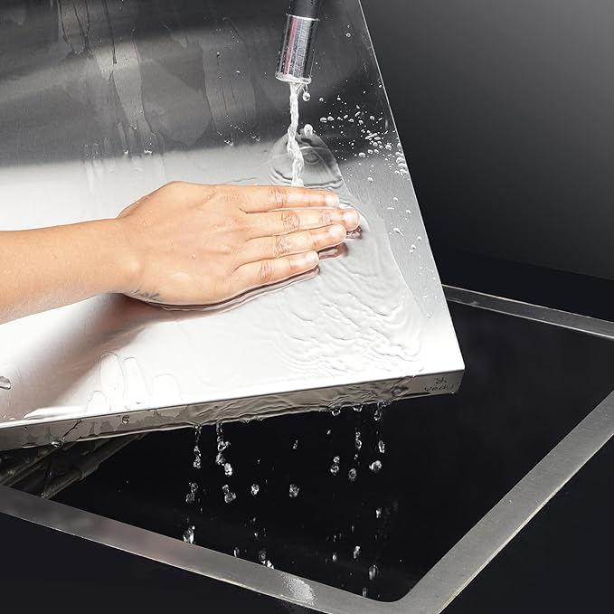 Stainless Steel Cutting Board! 🔪✨   Durable, hygienic, and easy to clean—perfect for all your chopping needs. A must-have for any chef! - Size: 41x33Cm