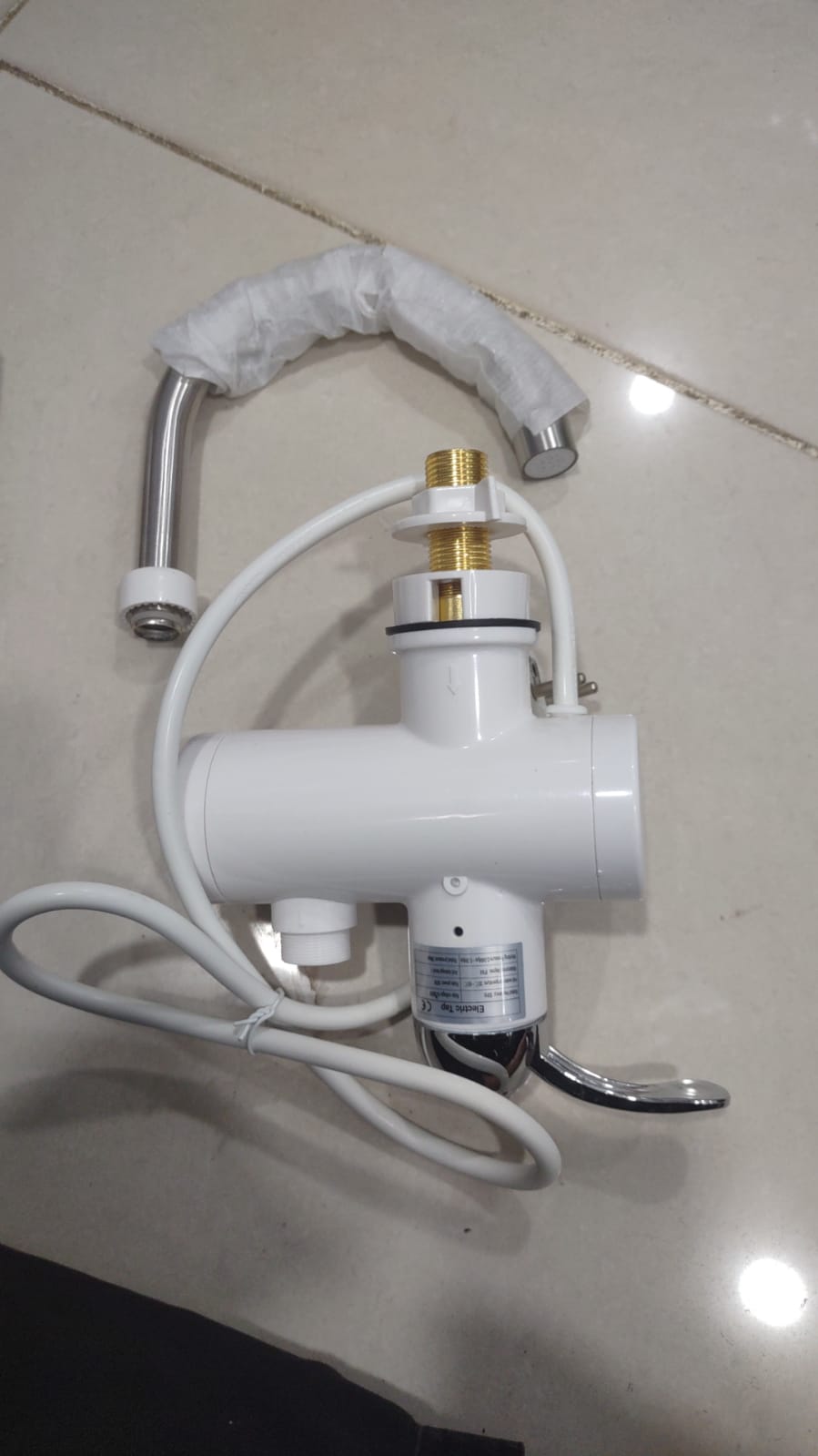 Electric Hot Water Heater Faucet Kitchen Instant Heating Tap Water (without  shower)