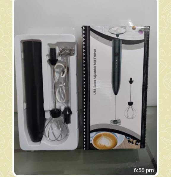 Rechargeable Electric Coffee Mixer Egg Beater Quick Frothing Action