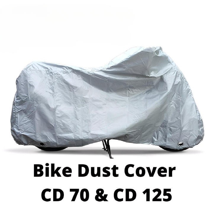 Rain Bike Top Cover – Water &amp; Scratch Proof Parachute – Fits CD70CC and 125CC Bikes (Random color)