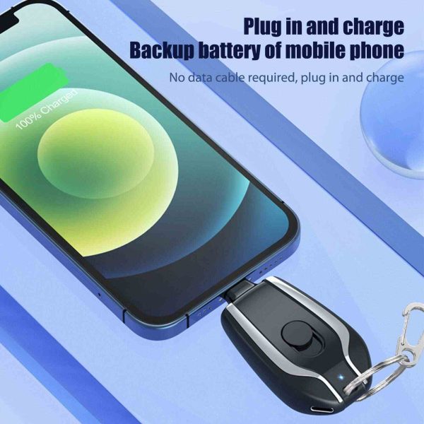 Emergency Keychain Portable Charger Power Bank