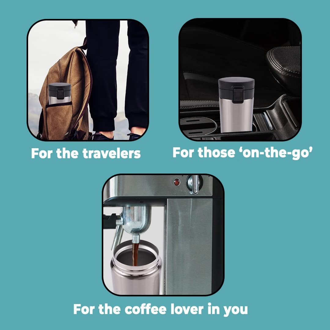 Leakproof Coffee &amp; Tea Thermos Travel Mug (Random Color)
