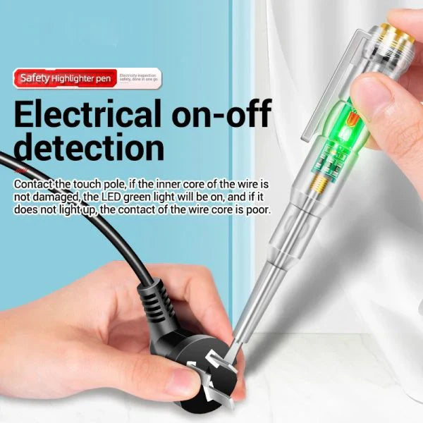Led tester Voltmeter Power Detector Electrical Screwdriver Indicator